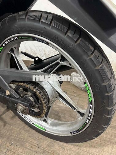 Exciter 50cc Xanh trắng đã sử dụng