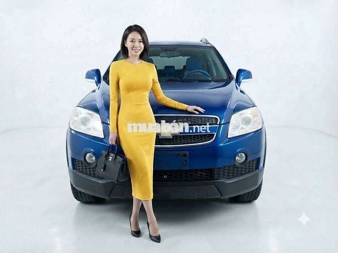 Chevrolet Captiva 2009 Số sàn Xanh