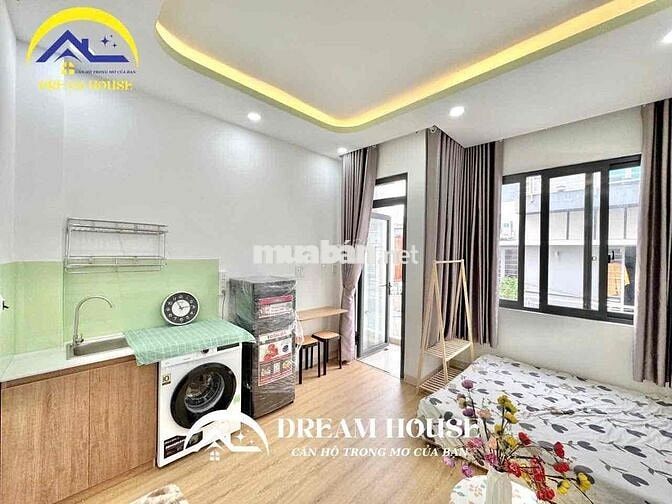 Khai Trương CHDV Full Nội Thất Tách Bếp Ngay Ngã Tư Bốn Xã