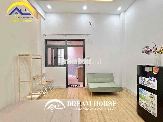 Khai Trương CHDV Full Nội Thất Tách Bếp Ngay Ngã Tư Bốn Xã
