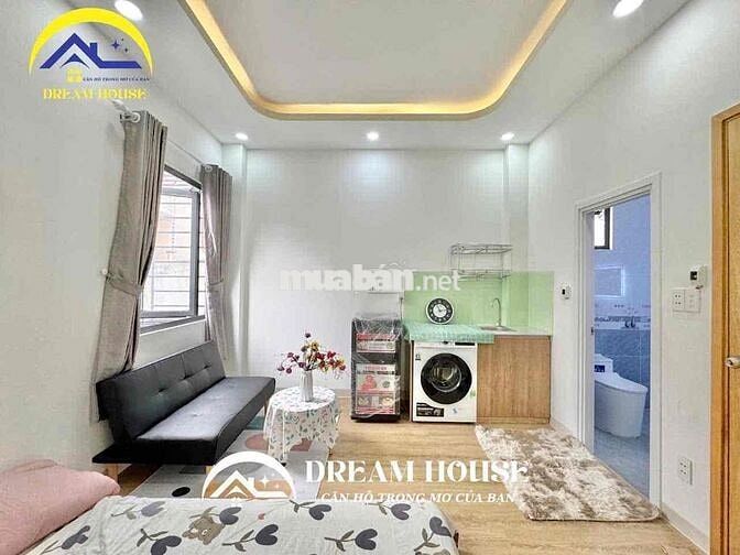 Khai Trương CHDV Full Nội Thất Tách Bếp Ngay Ngã Tư Bốn Xã