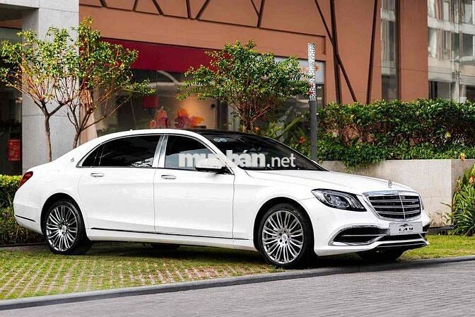 Maybach S450 Model 2018 Trắng/Kem - 7v km chuẩn