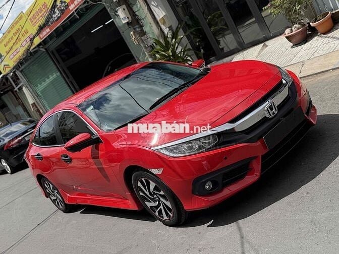 Honda Civic 1.8E 2018 50.000 km Đỏ
