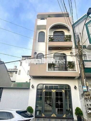 Nhà sổ riêng mới xây có thang máy đường 9m ở và kinh doanh được