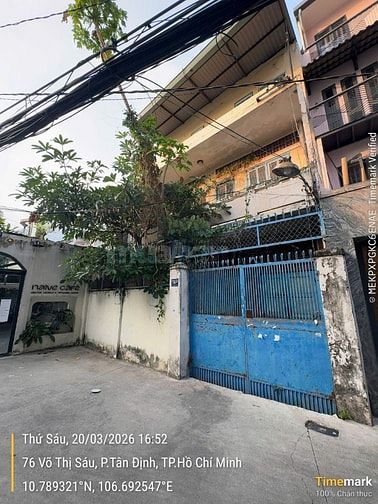 Bán nhà Võ Thị Sáu Q1. 7,2 x 14,5m CN: 104,5m2, giá đầu tư 220tr/m2