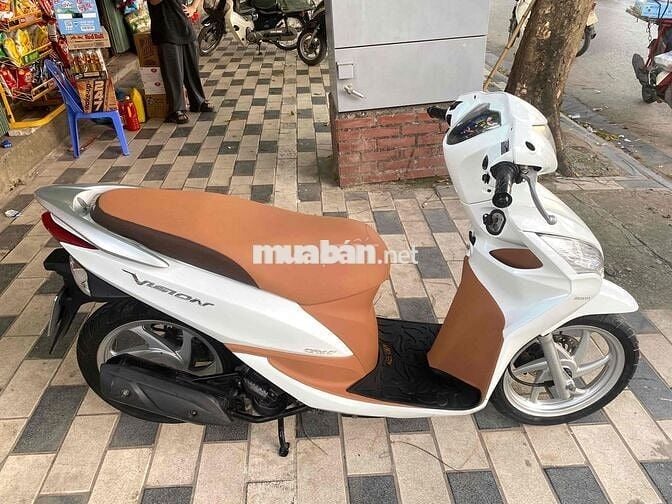 Honda Vision 110cc 2014 Trắng Hà Nội