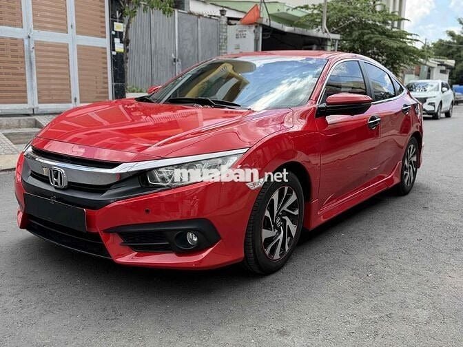 Honda Civic 1.8E 2018 50.000 km Đỏ