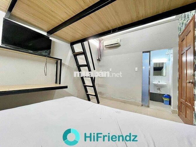PHÒNG CÓ GÁC CÓ NỘI THẤT GẦN ĐH VĂN HIẾN GẦN ĐẦM SEN