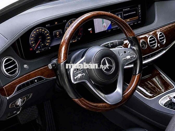 Mercedes S450L Model 2018 Trắng/Đen Full bảo dưỡng