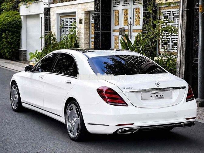 Mercedes S450L Model 2018 Trắng/Đen Full bảo dưỡng
