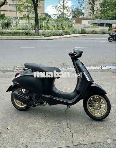 Piaggio Vespa TFT 125cc Đen nhám 386 km