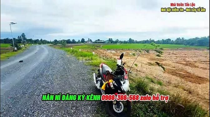 Cần tiền bán miếng đất 1552m2 tại Xã Tân Lân H Cần Đước Long An