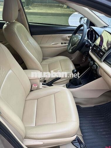 Toyota Vios 2017 Vàng cát máy zin225tr bao ra tên
