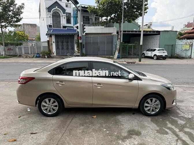 Toyota Vios 2017 Vàng cát máy zin225tr bao ra tên