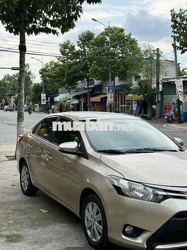 Toyota Vios 2017 Vàng cát máy zin225tr bao ra tên