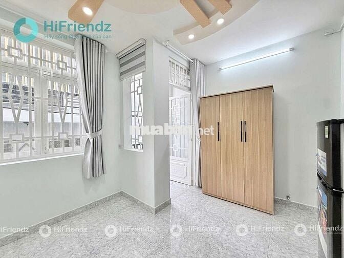 CHO THUÊ GẦN NGÃ TƯ PHÚ NHUẬN-CĂN HỘ FULL NT-BAN CÔNG CỬA SỔ TRỜI