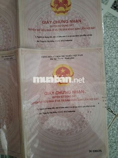 Nhà 3 phòng ngủ, gần 2  trường học, gần KCN. 1,4 tỷ TL
