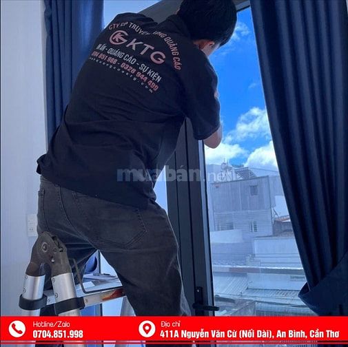 THI CÔNG DÁN DECLA KÍNH GIẢM NHIỆT CHỐNG NẮNG