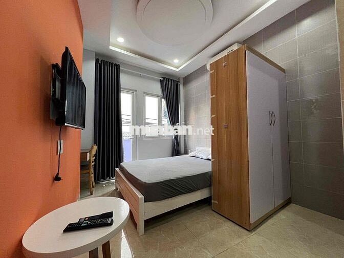 Cho thuê hệ thống căn hộ studio ban công full nt ở Trần Văn Đang Q3