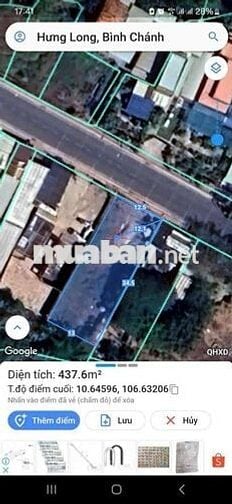 bán đất Mt Đường Đoàn Nguyễn Tuấn xã Hưng Long TP HCM
