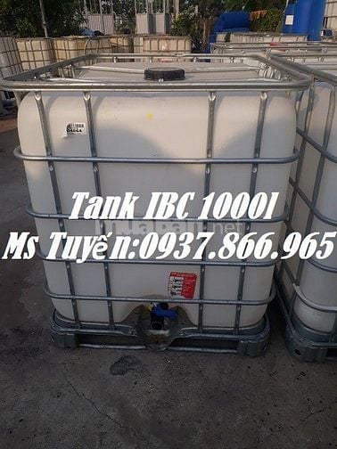 Thùng chứa dung dịch lỏng cỡ lớn, thùng ibc, tank có khung thép hàng c