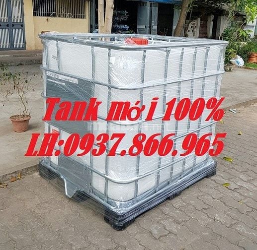 Thùng chứa dung dịch lỏng cỡ lớn, thùng ibc, tank có khung thép hàng c