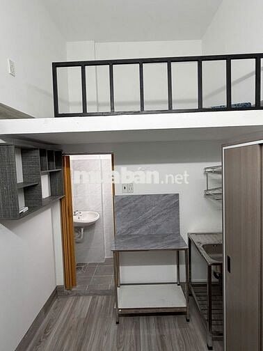 Phòng biệt thự Bình Lợi, full nội thất, có gác. Chỉ cho 1 ng ở