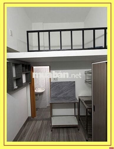 Phòng biệt thự Bình Lợi, full nội thất, có gác. Chỉ cho 1 ng ở