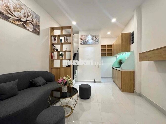 Nhà mới đẹp Bình Thạnh 2 tầng, cách 10m ra hẻm xe tải Chu Văn An, DTSD