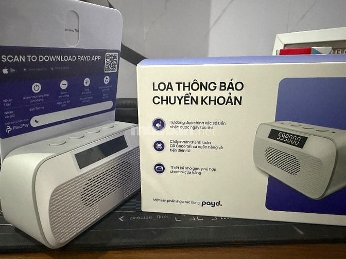 Loa thông báo chuyển khoản QR code PayD