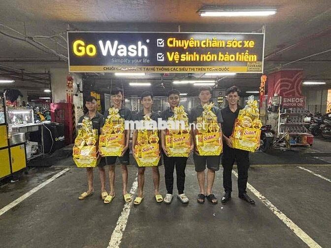 CÔNG TY GOWASH CẦN TUYỂN 4 NHÂN VIÊN RỬA XE MÁY