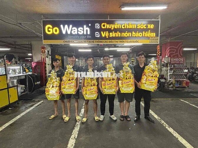 CÔNG TY GOWASH CẦN TUYỂN 4 NHÂN VIÊN RỬA XE MÁY
