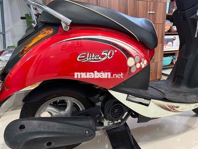 SYM Elite 50 Đỏ Trắng