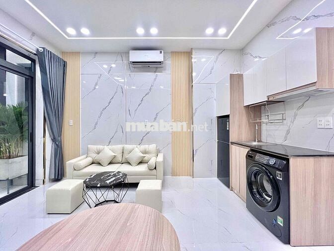 CĂN HỘ MINI DẠNG 1PN, 1PK_FULL NỘI THẤT, BAN CÔNG MỚI 100% VÀO Ở LIỀN