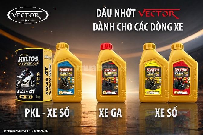 Tìm NPP dầu nhớt xe máy VECTOR toàn quốc 