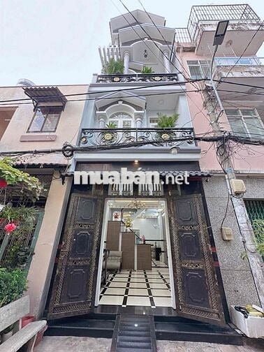 NHÀ ĐẸP 4 TẦNG GẦN TÂN QUÝ SIÊU THỊ AEON 40m2 4x10 Hướng Đông Nam