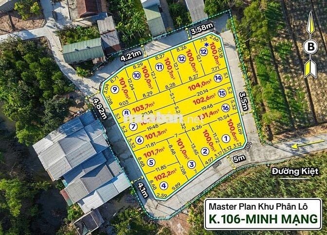 Ra mắt dãy phân lô hàng f0 kiệt 106 Minh Mạng