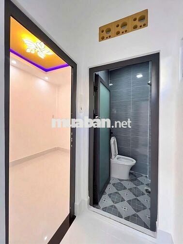 100% thổ cư. Nhà 28m2 đường TTH14 gần Bệnh Viện Q12. Giá 1,29 tỷ có tl