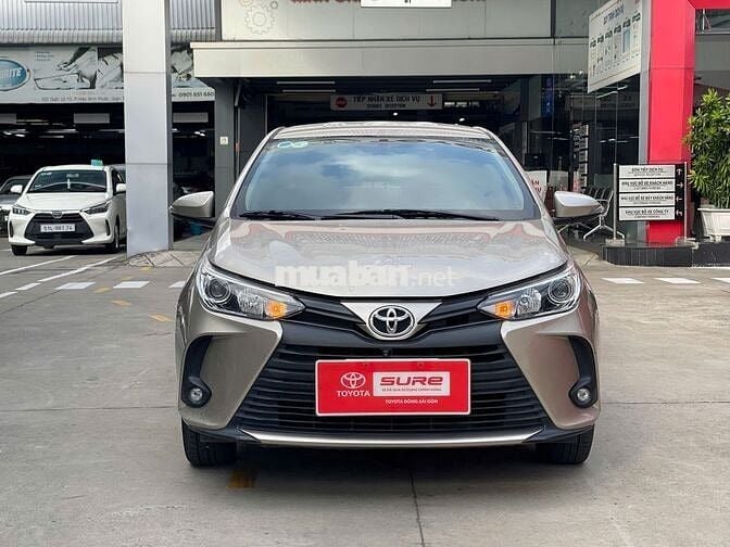 Toyota Vios E CVT 2022 Nâu vàng 23.514 km