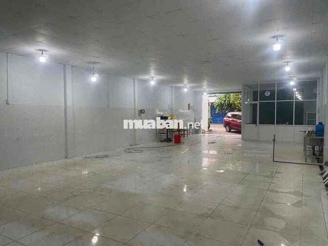 CHO THUÊ NHÀ XƯỞNG 8x25m 15TR - ĐƯỜNG LỚN - TRẦN LAPHONG - NỀN GẠCH