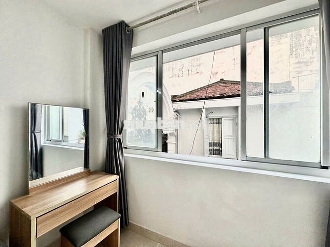 Studio cửa sổ trời 30m2 siêu rộng thoáng - Cao Thắng 5p tới Bùi Viện 