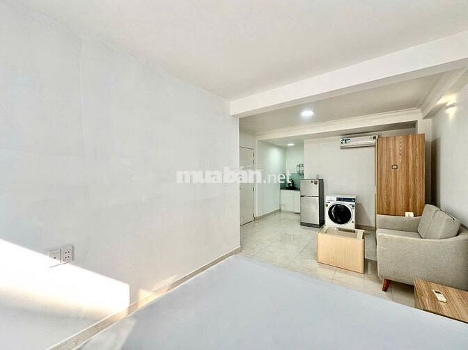 Studio cửa sổ trời 30m2 siêu rộng thoáng - Cao Thắng 5p tới Bùi Viện 