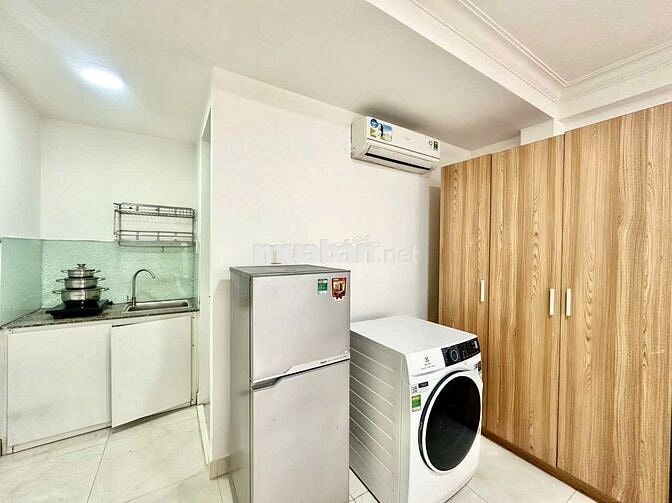 Studio cửa sổ trời 30m2 siêu rộng thoáng - Cao Thắng 5p tới Bùi Viện 