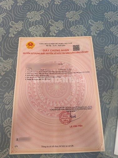 Lô góc 2 MT 35A TrịnhQuang Nghị P7Q8 kdc Phú Lợi SHR 111,3m2 hỗ trợ NH