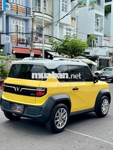 VinFast VF3 Vàng mua pin chính chủ độ nhiều HCM