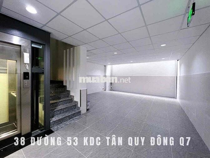 Trệt 3 lầu trống suốt Thang Máy cách Nguyễn thị Thập 50m