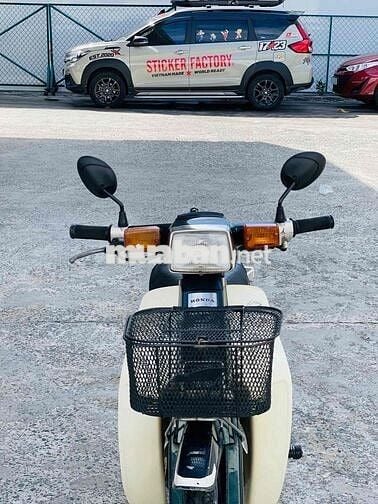 Honda Cub Tom 70cc Xanh Trắng Số Sàn