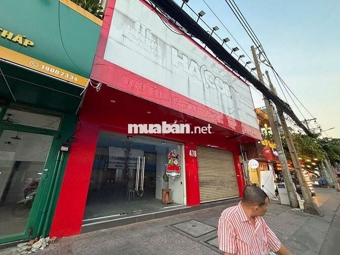 ⛩[10mx15m]⛩Mặt tiền số 478 Cách Mạng Tháng 8, phường Nhiêu Lộc, Quận 3