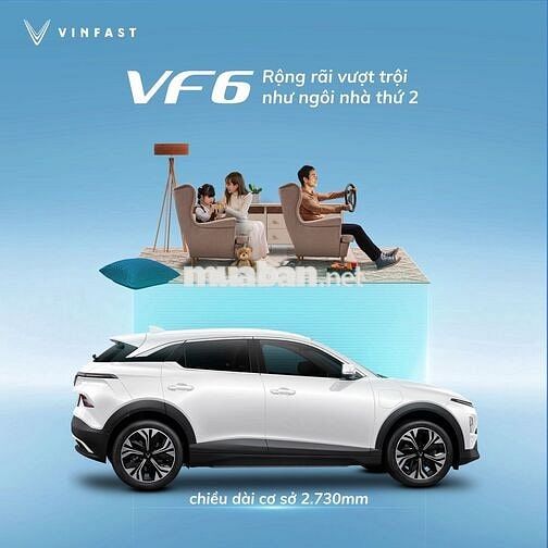 VinFast VF6 5 chỗ Điện Đỏ Trắng 2026 giá tốt