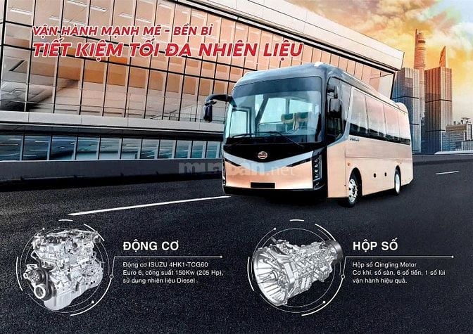 XE KHÁCH SAMCO 29 CHỖ NGỒI NEW 2026